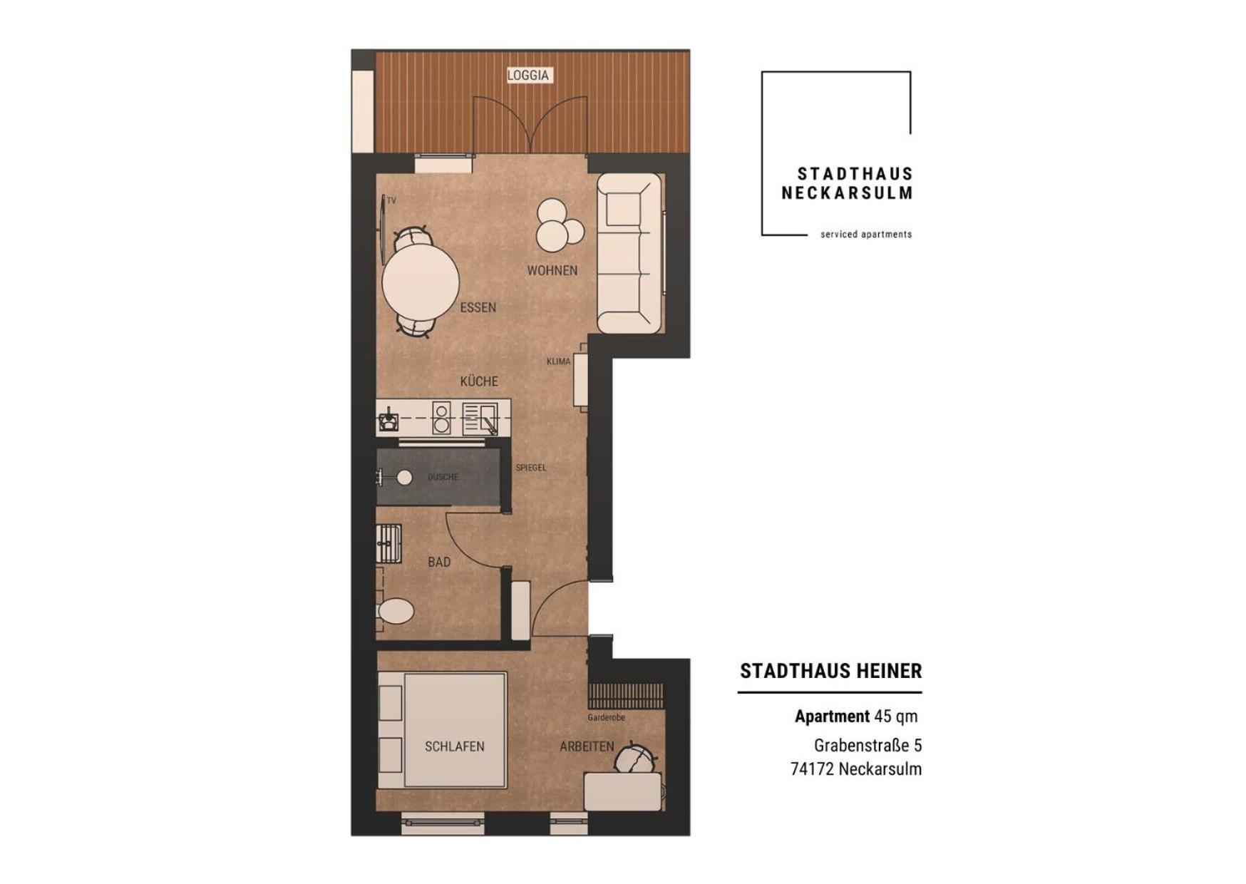 Stadthaus Neckarsulm Serviced Apartments - Stadthaus Heiner エクステリア 写真